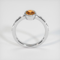 1.09 Ct. Orangish Brown Sapphire Ring, 10K White Gold 3