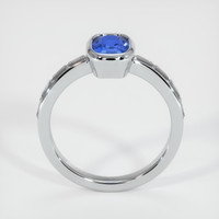 1.36 Ct. Blue Sapphire Ring, 14K White Gold 3