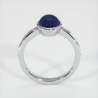 2.91 Ct. Blue Sapphire Ring, 14K White Gold 3