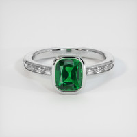 1.53 Ct. Gemstone Ring, 14K White Gold 1