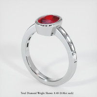 Ruby Ring 1.46 Ct., 14K White Gold Preview