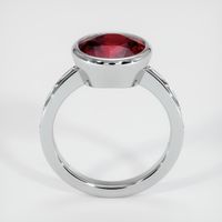 4.28 Ct. Ruby Ring, 14K White Gold 3