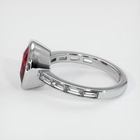 4.28 Ct. Ruby Ring, 14K White Gold 4