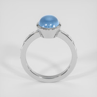 5.80 Ct. Blue Sapphire Ring, 14K White Gold 3
