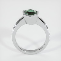 2.44 Ct. Sapphire Ring, 14K White Gold 3