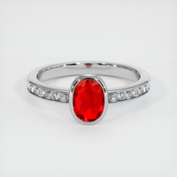 Ruby Ring 1.08 Ct., 18K White Gold Preview