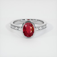 Ruby Ring 1.46 Ct., 18K White Gold Preview