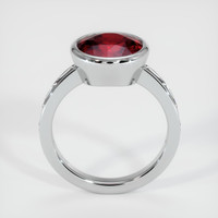 4.28 Ct. Ruby Ring, 18K White Gold 3