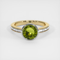 1.87 Ct. Gemstone Ring, 14K White & Yellow 1