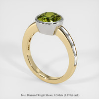 1.87 Ct. Gemstone Ring, 14K White & Yellow 2