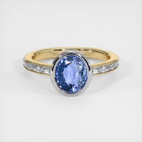 1.82 Ct. Gemstone Ring, 14K White & Yellow 1