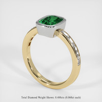 1.53 Ct. Gemstone Ring, 14K White & Yellow 2