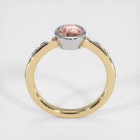 1.09 Ct. Padparadscha Sapphire Ring, 14K White & Yellow 3