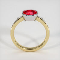 1.81 Ct. Ruby Ring, 14K White & Yellow 3