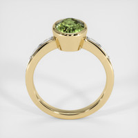 1.66 Ct. Green Tourmaline Ring, 10K Yellow Gold 3