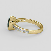 1.80 Ct. Bluish Green Sapphire Ring, 10K Yellow Gold 4
