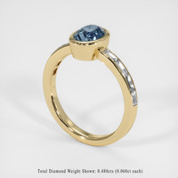 1.20 Ct. Gemstone Ring, 14K Yellow Gold 2