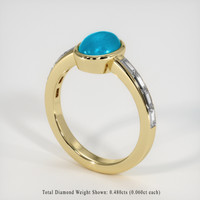 1.14 Ct. Gemstone Ring, 14K Yellow Gold 2