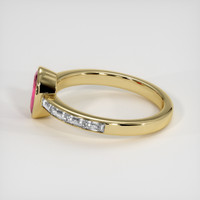 1.31 Ct. Ruby Ring, 14K Yellow Gold 4