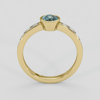 0.83 Ct. Bi Color Sapphire Ring, 14K Yellow Gold 3