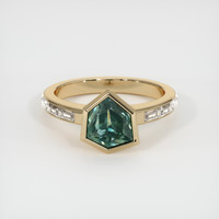 2.44 Ct. Sapphire Ring, 14K Yellow Gold 1