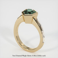 2.44 Ct. Sapphire Ring, 14K Yellow Gold 2