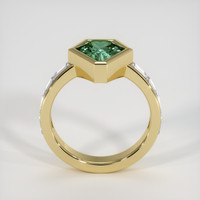 1.80 Ct. Green Sapphire Ring, 14K Yellow Gold 3