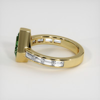 1.80 Ct. Green Sapphire Ring, 14K Yellow Gold 4