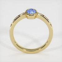 0.86 Ct. Blue Sapphire Ring, 18K Yellow Gold 3