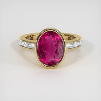 3.99 Ct. Gemstone Ring, 18K Yellow Gold 1
