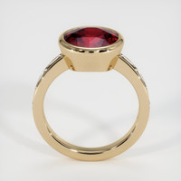 4.28 Ct. Ruby Ring, 18K Yellow Gold 3