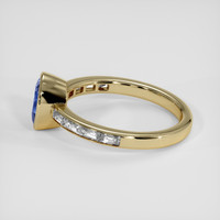 1.48 Ct. Blue Sapphire Ring, 18K Yellow Gold 4