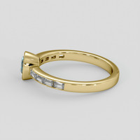 0.83 Ct. Bi Color Sapphire Ring, 18K Yellow Gold 4
