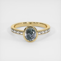1.62 Ct. Sapphire Ring, 18K Yellow Gold 1