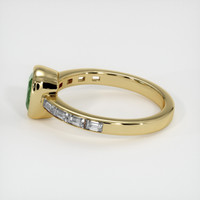 0.75 Ct. Sapphire Ring, 18K Yellow Gold 4