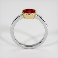 1.31 Ct. Ruby Ring, 14K Yellow & White 3