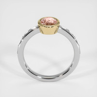1.09 Ct. Padparadscha Sapphire Ring, 18K Yellow & White 3
