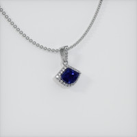 1.70 Ct. Sapphire Pendant, Platinum 950 2