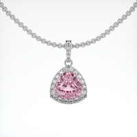 1.58 Ct. Gemstone Pendant, Platinum 950 1