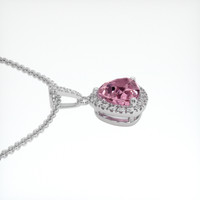 1.58 Ct. Gemstone Pendant, 14K White Gold 3