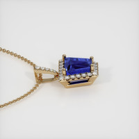 2.06 Ct. Sapphire Pendant, 14K Yellow Gold 3