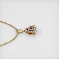 0.91 Ct. Sapphire Pendant, 14K Yellow Gold 3