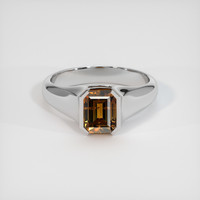 1.57 Ct. Gemstone Ring, Platinum 950 1