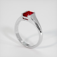 1.03 Ct. Ruby Ring, Platinum 950 2