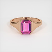 2.03 Ct. Sapphire Ring, 14K Rose Gold 1
