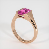 2.03 Ct. Sapphire Ring, 14K Rose Gold 2
