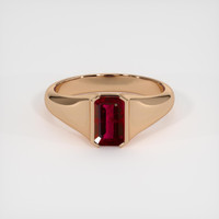 1.45 Ct. Ruby Ring, 14K Rose Gold 1