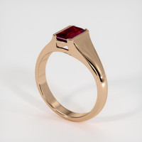 1.45 Ct. Ruby Ring, 14K Rose Gold 2