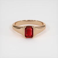 1.03 Ct. Ruby Ring, 14K Rose Gold 1