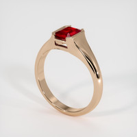 1.03 Ct. Ruby Ring, 14K Rose Gold 2